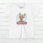 17309204041175100166_2048_custom.jpeg Team Rudolph Youth Tee | Classic Holiday Shield