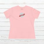 9682161837162804357_2048_custom-1.jpeg Team Rudolph Women’s Cotton Tee — Cute Retro Reindeer Holiday Graphic