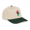Pan-African Stripe Baseball Cap – Red Black & Green Embroidered Hat