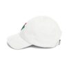Dad Cap with Red, Black & Green Brushstroke Embroidery
