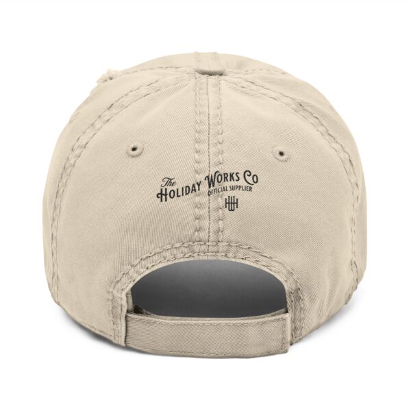 Foundational Red, Black and Green Distressed Hat