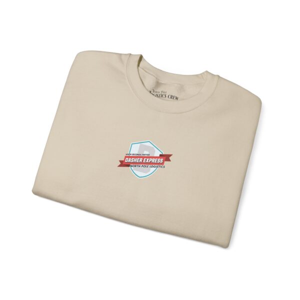 12764870432334735122_2048.jpeg Dasher Express Crewneck Sweatshirt | Christmas Reindeer Team Badge