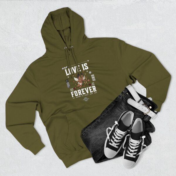 12949809612290527431_2048.jpeg Love Is Forever Hoodie — Brown Cupid Blackletter Pullover
