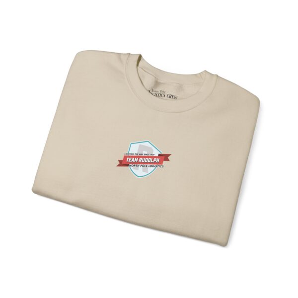 Team Rudolph Crewneck Sweatshirt | Christmas Reindeer Team Badge