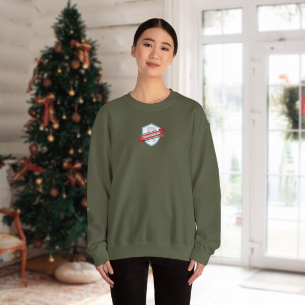 Team Rudolph Crewneck Sweatshirt | Christmas Reindeer Team Badge
