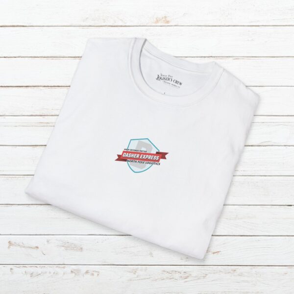 Dasher Express Holiday Tee | Vintage Reindeer Badge Christmas Shirt for the Whole Family