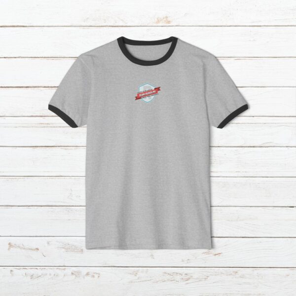 Team Rudolph Retro Ringer T-Shirt | Vintage Reindeer Christmas Tee | Holiday Family Matching Shirt