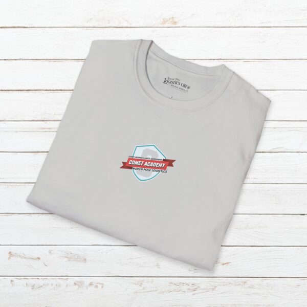 Comet Academy Holiday Tee | Vintage Reindeer Badge Christmas Shirt for the Whole Family