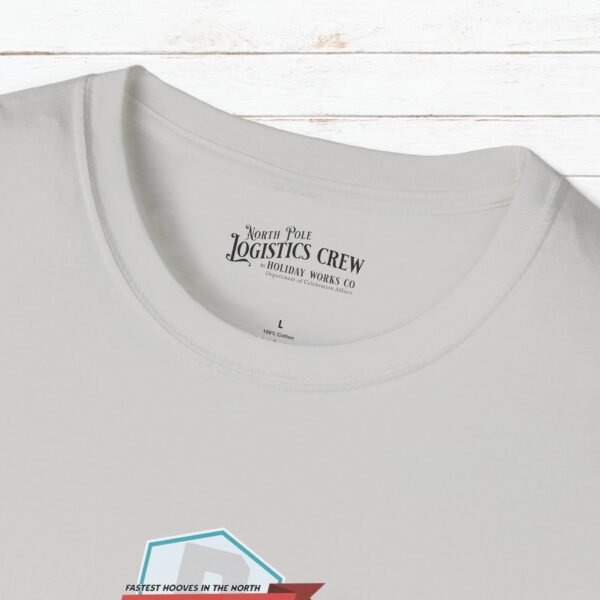 Blitzen Freight Holiday Tee | Vintage Reindeer Badge Christmas Shirt for the Whole Family