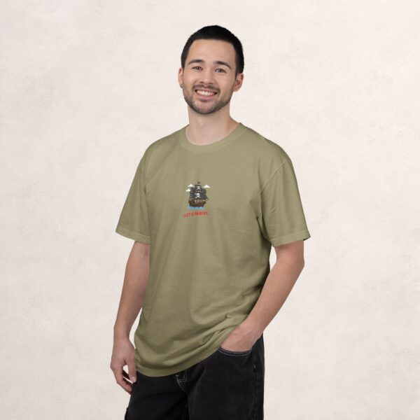 Pirate Ship "Let's Parley." Graphic T-Shirt