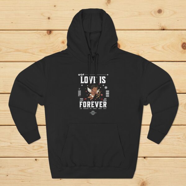 4355834167416524716_2048_custom.jpeg Love Is Forever Hoodie — Brown Cupid Blackletter Pullover