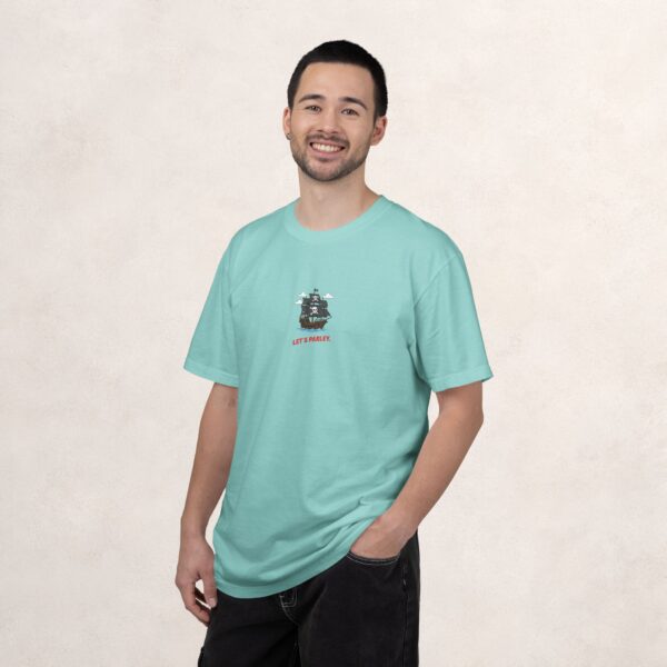 Pirate Ship "Let's Parley." Graphic T-Shirt