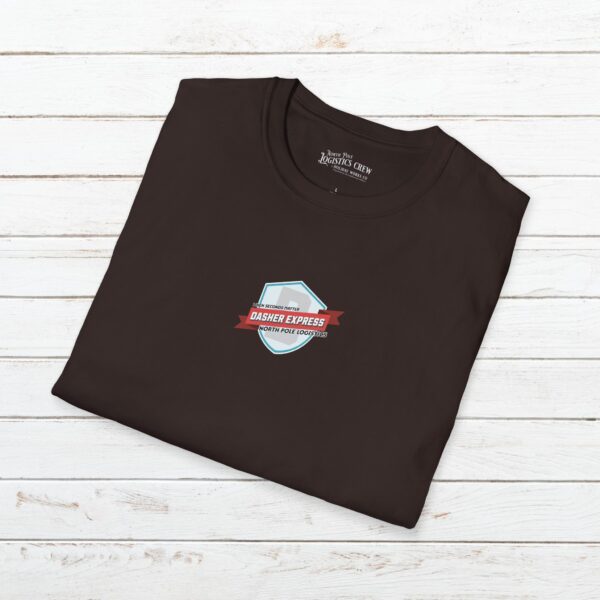 Dasher Express Holiday Tee | Vintage Reindeer Badge Christmas Shirt for the Whole Family