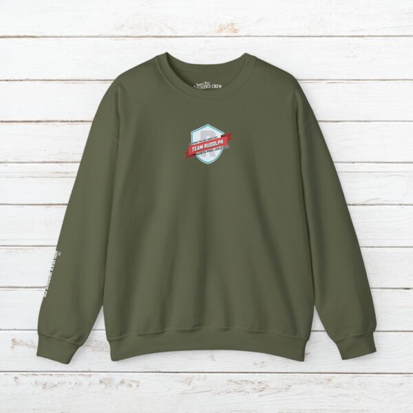 Team Rudolph Crewneck Sweatshirt | Christmas Reindeer Team Badge
