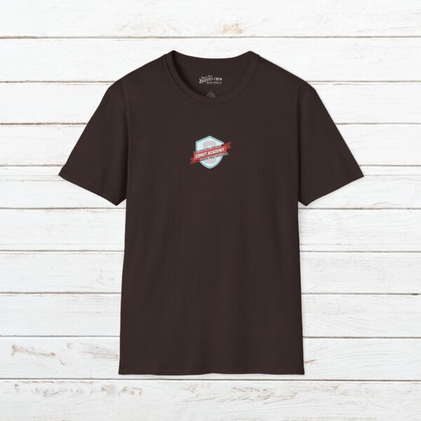 Comet Academy Holiday Tee | Vintage Reindeer Badge Christmas Shirt for the Whole Family