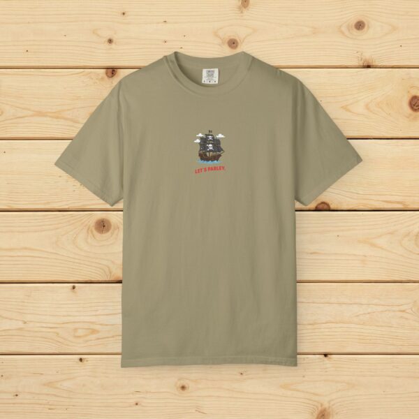 Pirate Ship "Let's Parley." Graphic T-Shirt