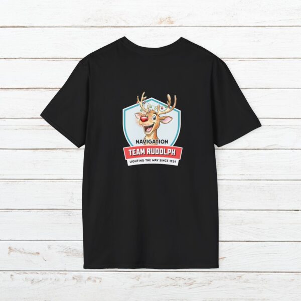 8263010722784724973_2048_custom.jpeg Team Rudolph Holiday Tee | Vintage Reindeer Badge Christmas Shirt for the Whole Family